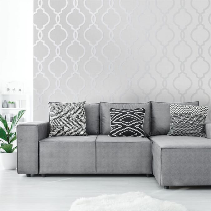 Laticia Wallpaper 65490 - Grey