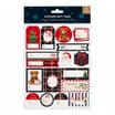 Festive Feeling Sticker Gift Tags 3 Sheets - Traditional Bear