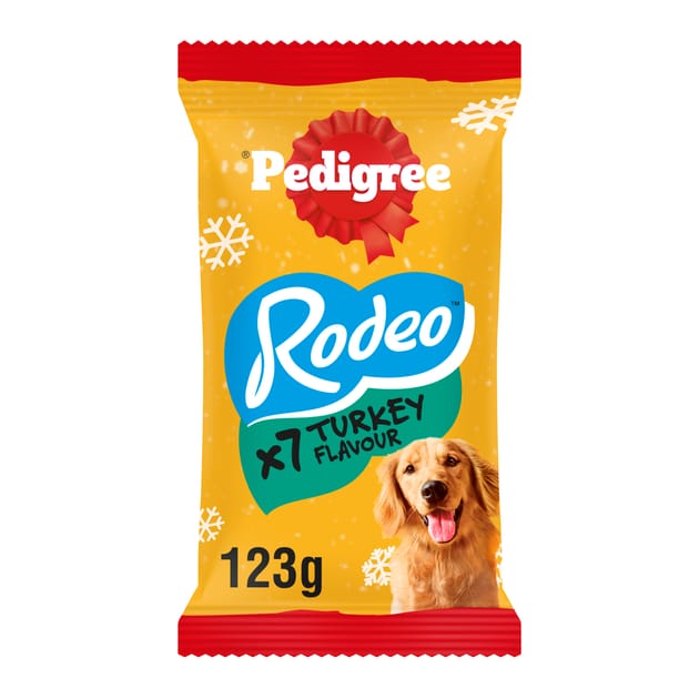 Pedigree Rodeo Turkey Flavour 123g x12 Home Bargains