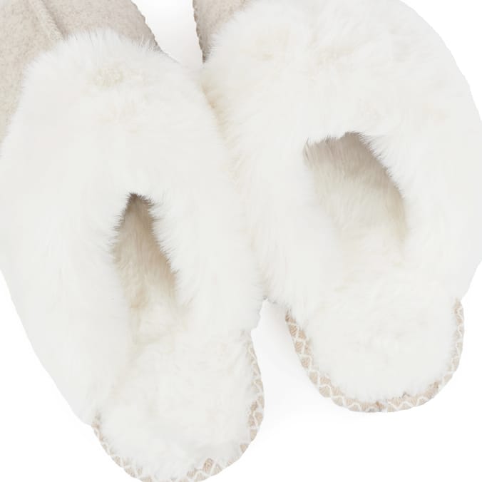 Originals Ladies Beige Fur Slippers