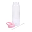 Hydrate Clear Bottle With Coloured Lid