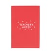 Thank You Teacher Faux Suede Notebook