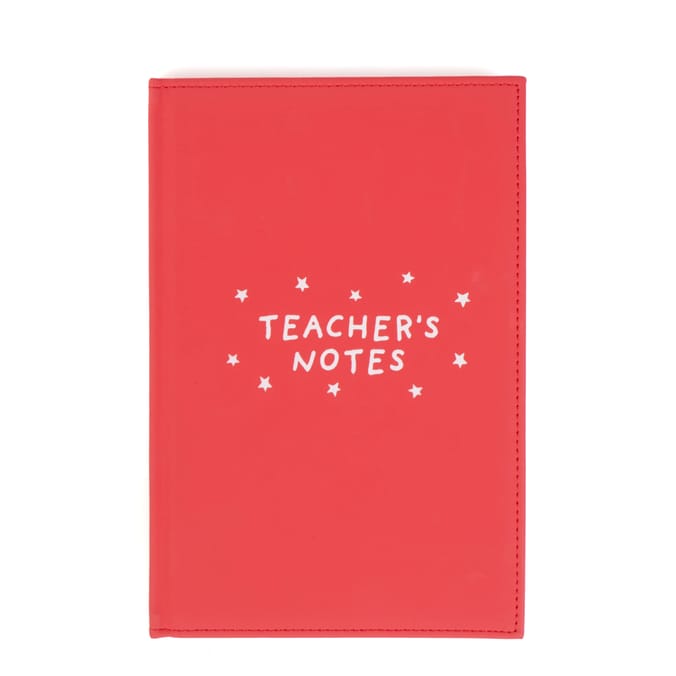 Thank You Teacher Faux Suede Notebook