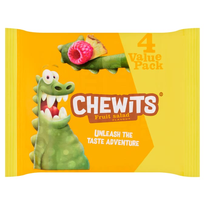 Chewits Fruit Salad Flavour 4 x 30g