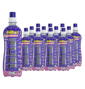BodyFuel Millions Electrolyte & Vitamin Water 500ml - Blackcurrant x12