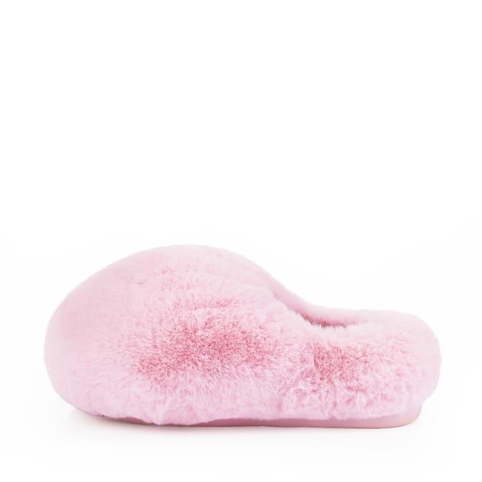 Originals Kids Pink Fur Cloud Slippers