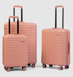 Salisburys Ibiza Hard Shell Suitcase - Peach