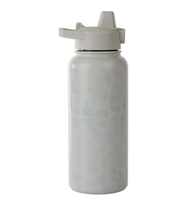Hydrate 900ml Stainless Steel Printed Bottle - Grey