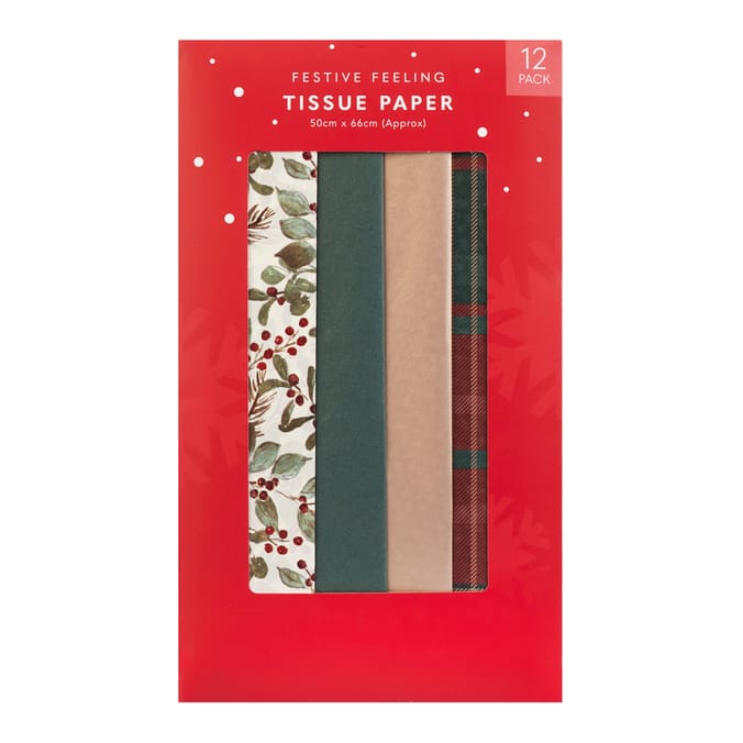 Festive Feeling Tissue Paper 12 Pack
