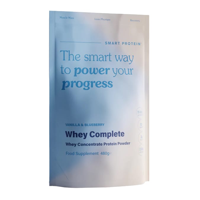 Smart Protein Whey Complete Food Supplement 480g - Vanilla & Blueberry