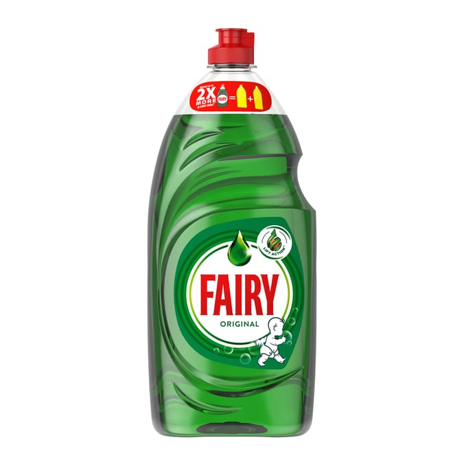 Fairy Original Washing Up Liquid Green with LiftAction 1015ml