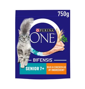 Purina One Senior 7+ Chicken Dry Cat Food 750g