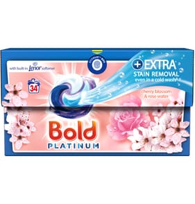 Bold Platinum Pods Washing Liquid Capsules Cherry Blossom 34 Washes