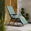 The Outdoor Living Collection Capri Padded Relaxer Chair