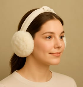 Originals Winter Kids Earmuffs - Cream