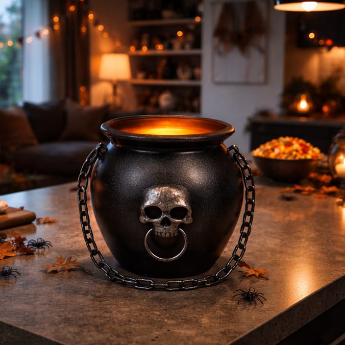 Hallow Scream Light-Up Cauldron