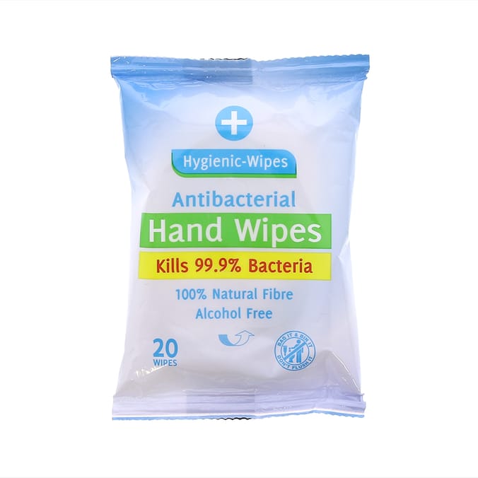 Hygienic Antibacterial Hand Wipes x36