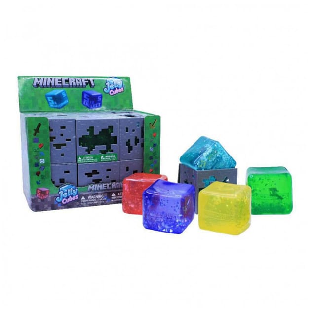 Minecraft Jelly Cube Squishy Cube Blind Box - Series 1 | Home Bargains