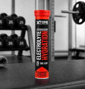 X-Tone Nutrition Electrolyte Hydration Effervescent Tablets 20s - Strawberry & Lime