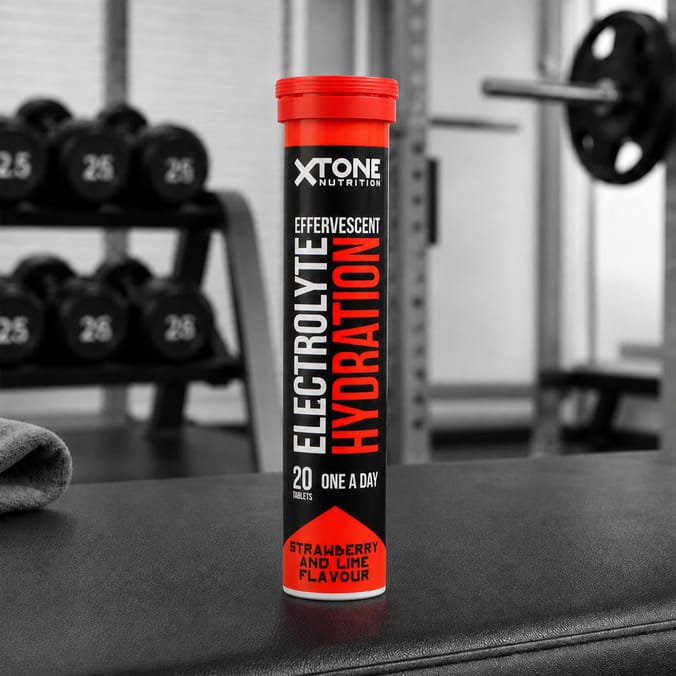 XTone Nutrition Electrolyte Hydration Effervescent Tablets 20s - Strawberry & Lime