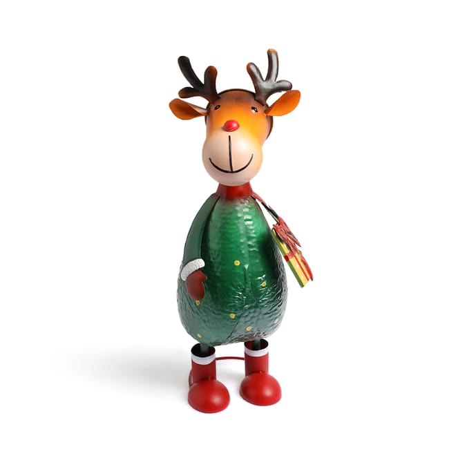 Festive Feeling Large Metal Figure - Reindeer