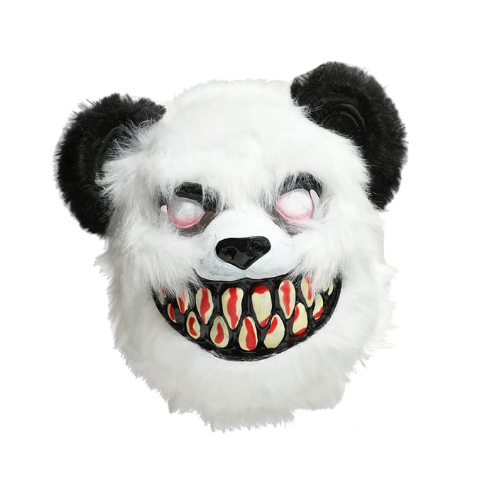 Hallow Scream Adult Furry Mask - Panda