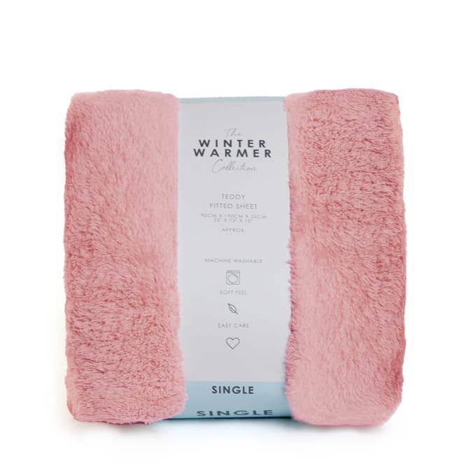 The Winter Warmer Collection Teddy Fitted Sheet
