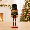 Festive Feeling Wooden Christmas Nutcracker 25cm