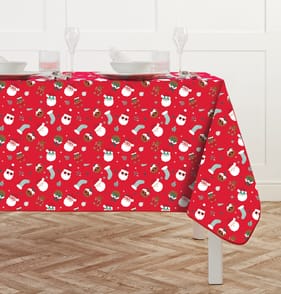 Sleigh Bells Wipe Clean Tablecloth
