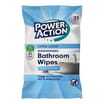 Power Action XL Bathroom Wipes 25s  x2