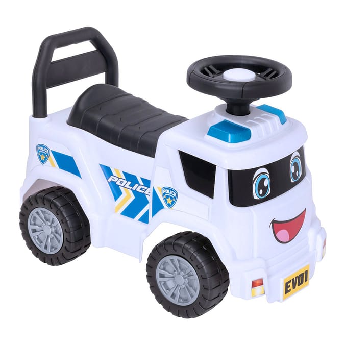 Evo Foot to Floor Ride-on Police Van