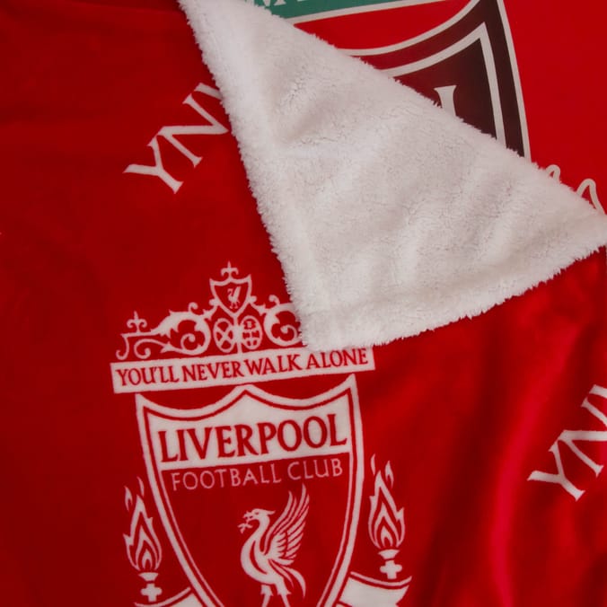 Liverpool FC YNWA Sherpa Fleece Blanket