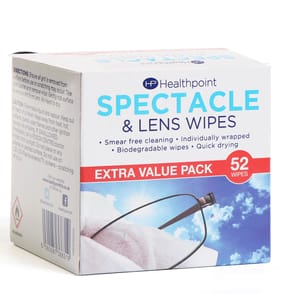 Healthpoint Spectacle & Lens Wipes 52s