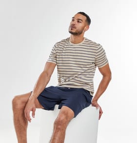 Originals Mens Stripe T-Shirt & Shorts Pyjamas