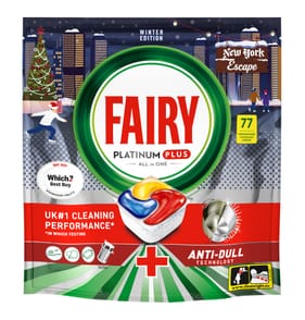 Fairy Platinum Plus All In One Dishwasher Tablets 77 Tablets - New York Escape