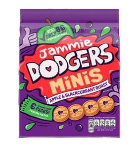 Jammie Dodgers 6 Minis Apple & Blackcurrant Burst Flavour 120g