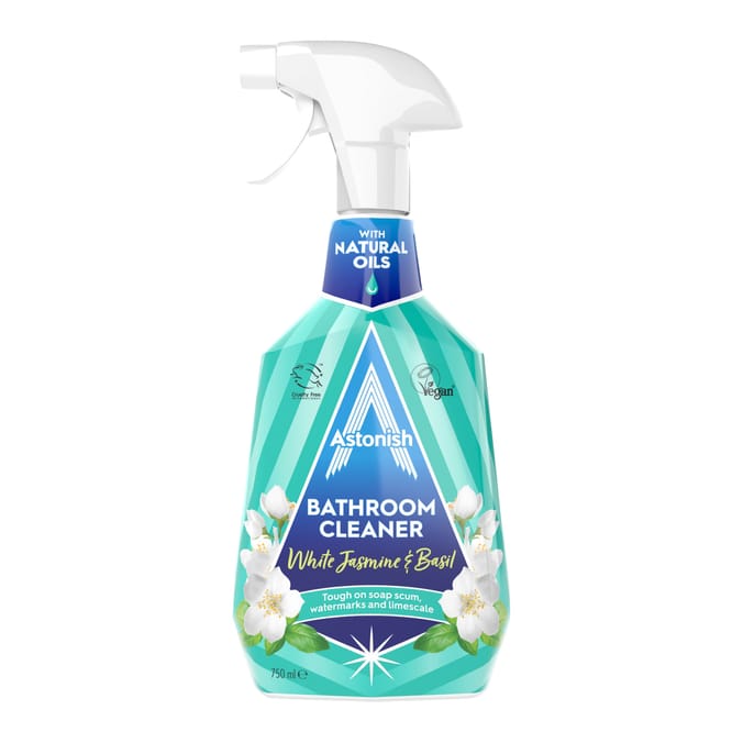 Astonish Bathroom Cleaner 750ml -  White Jasmine & Basil