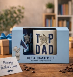 Me To You Mug & Coaster Set - Top Dad