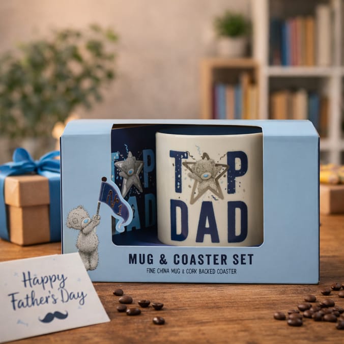 Me To You Mug & Coaster Set - Top Dad