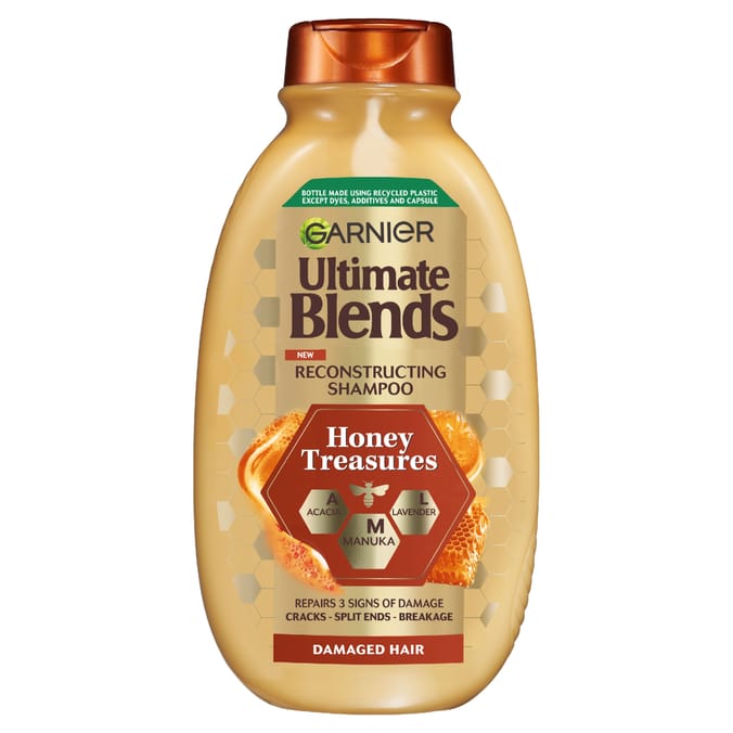 Garnier Ultimate Blends Honey Treasures Shampoo 400ml