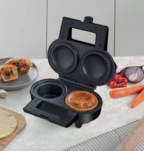 Open Kitchen Double Deep-Fill Pie Maker 1000w