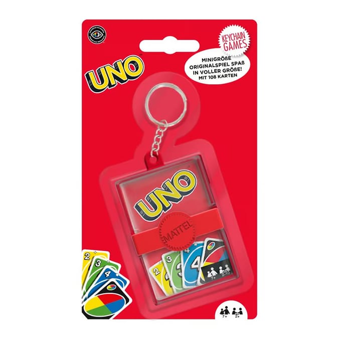 Uno Keyring Card Game 