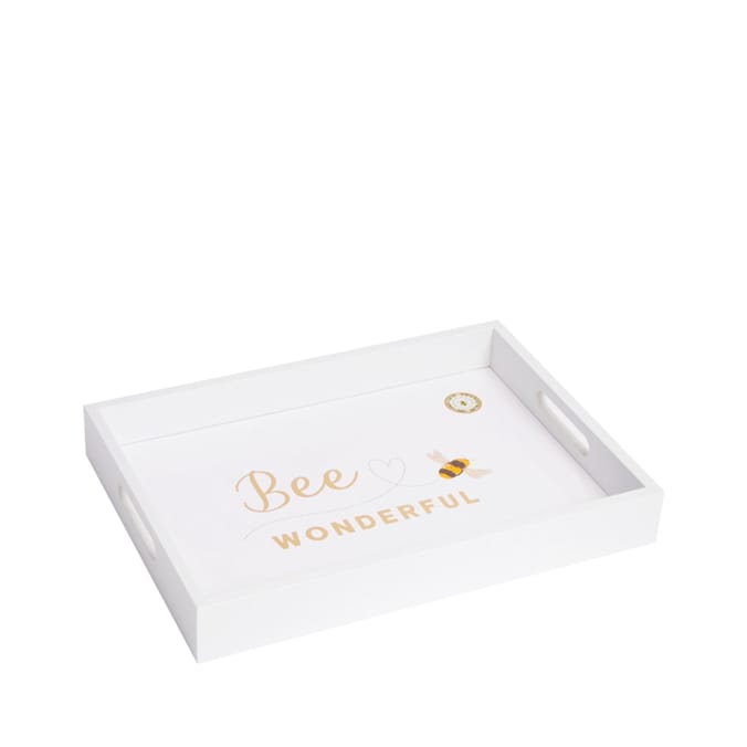 Botanical Discovery Wooden Tray - Bee Wonderful