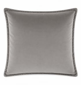 Home Collections Silver Velvet Cushion 45 x 45cm 