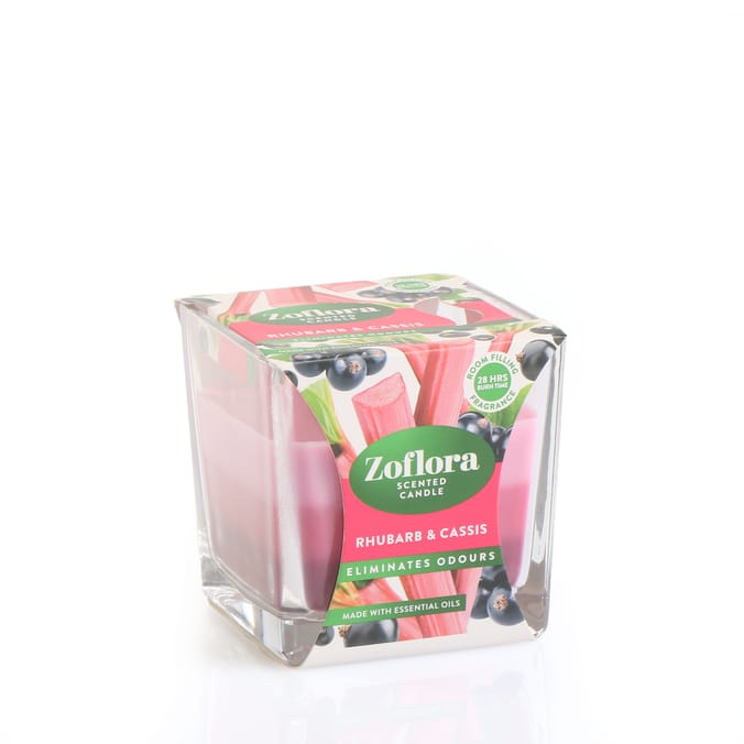 Zoflora Scented Candle 170g - Rhubarb & Cassis