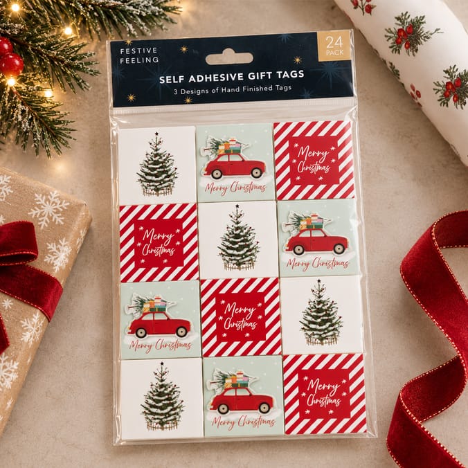 Festive Feeling Luxury Self Adhesive Gift Tags