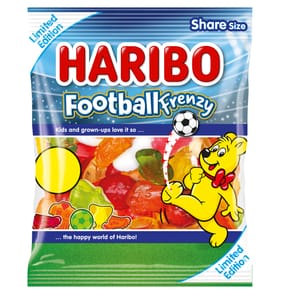 Haribo Limited Edition Football Frenzy Sweets Sharing Bag 140g