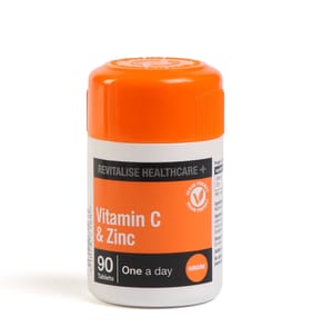 Revitalise Healthcare + Vitamin C & Zinc capsules 90s