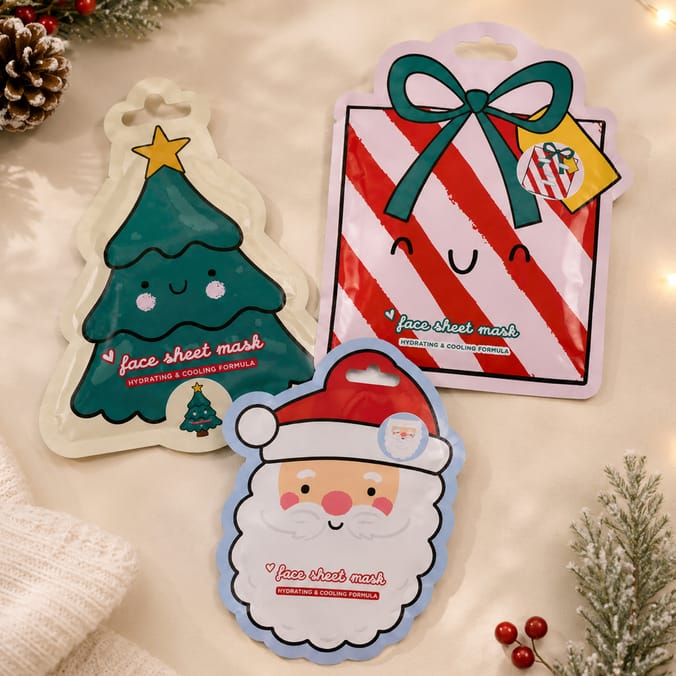 Sleigh Bells Printed Sheet Mask x2
