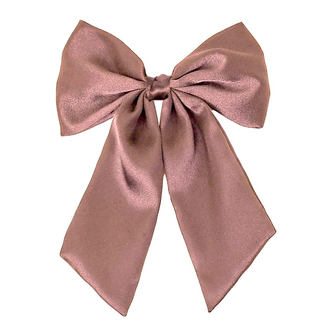 Satin Bow Clip